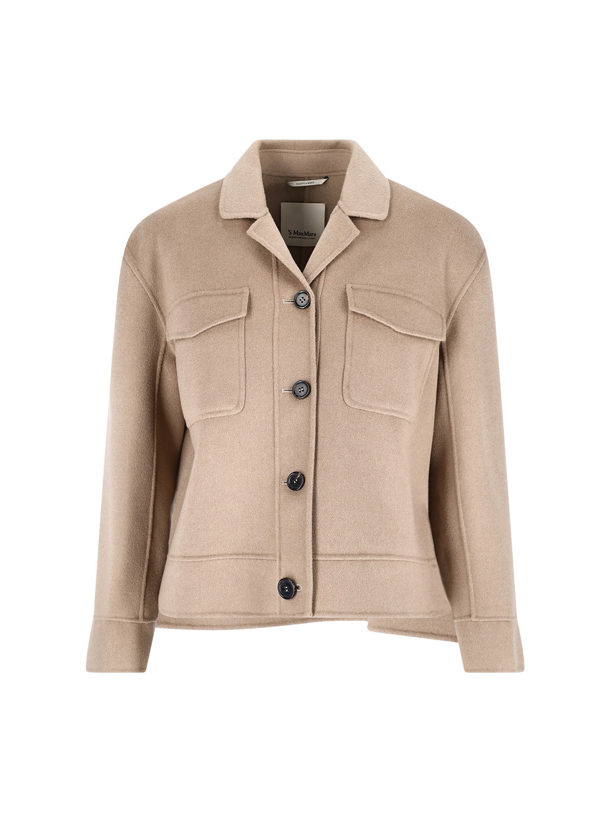 's Max Mara Virgin Wool Jacket 'fiero' In Brown