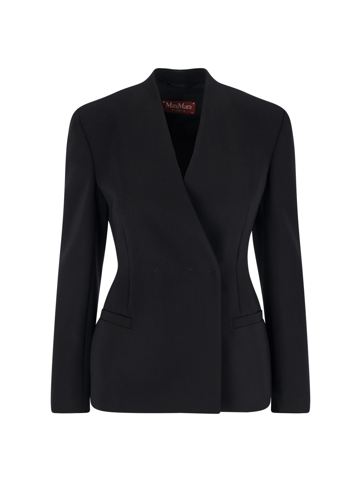 Max Mara Single-breasted Blazer In Black