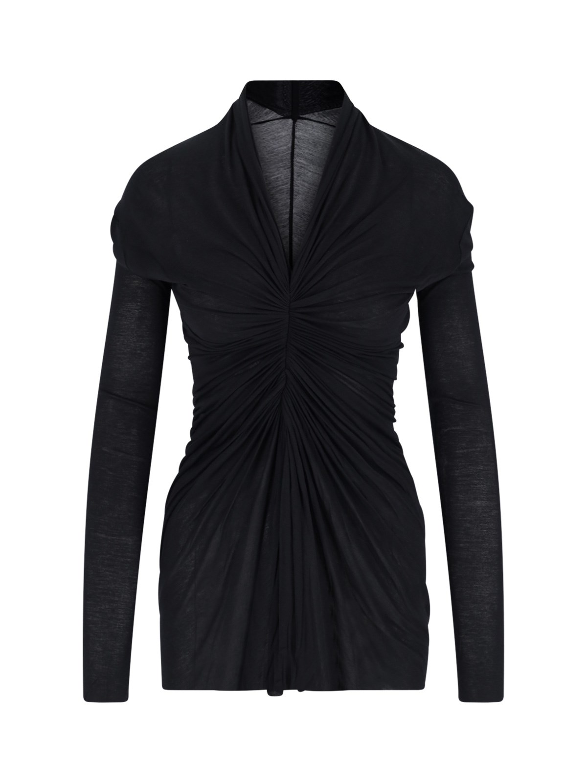 Rick Owens Mini Dress In Black