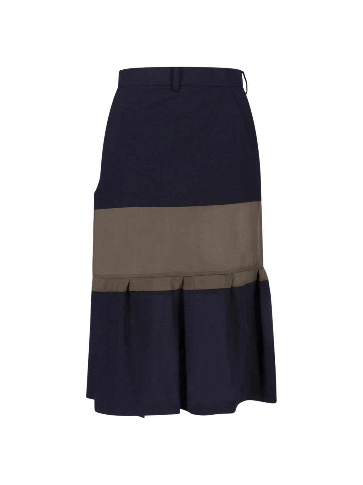 Sacai Wool Midi Skirt