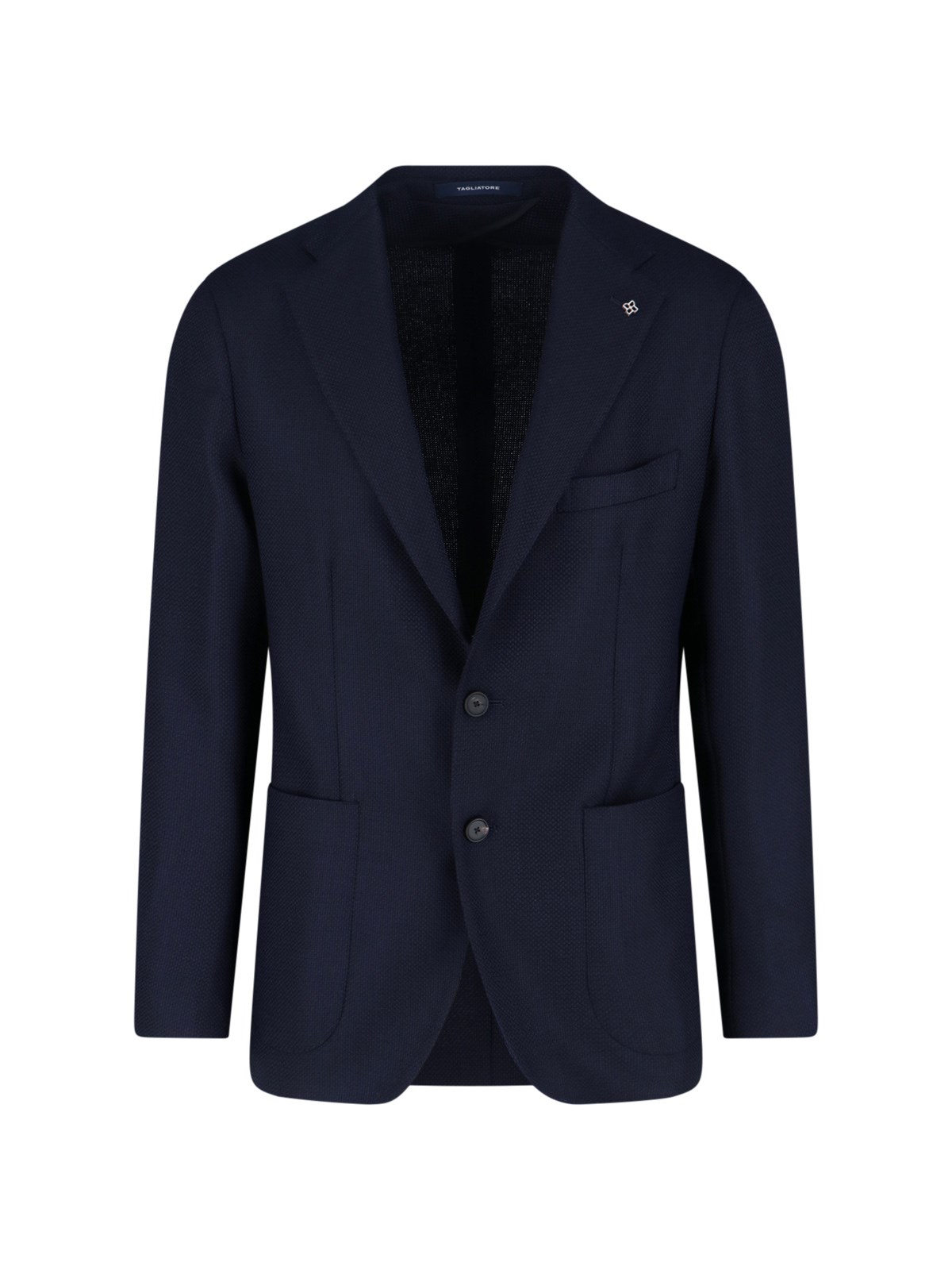 Tagliatore Single-breasted Blazer In Blue