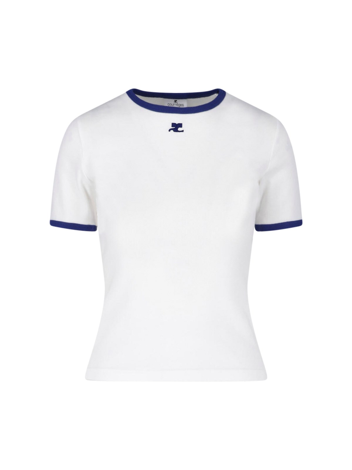Courrèges T-Shirt "Signature Contrast"