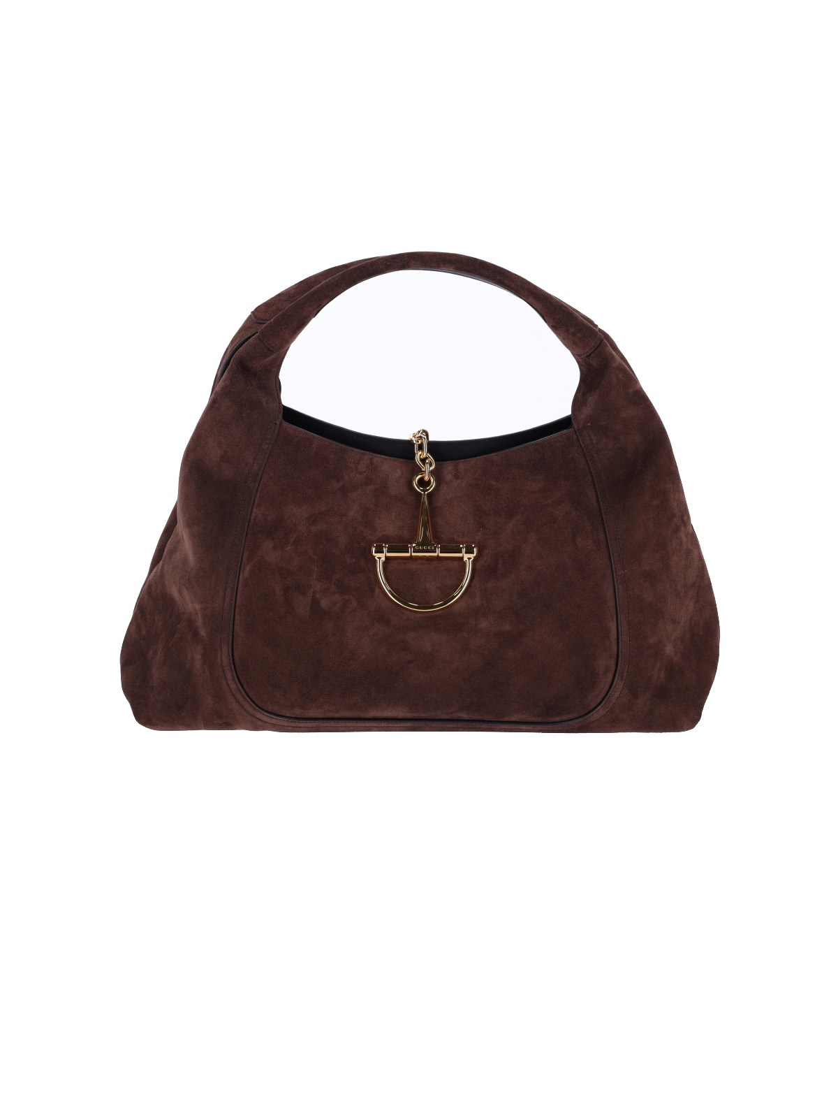Gucci 'softbit Maxi' Shoulder Bag In Brown