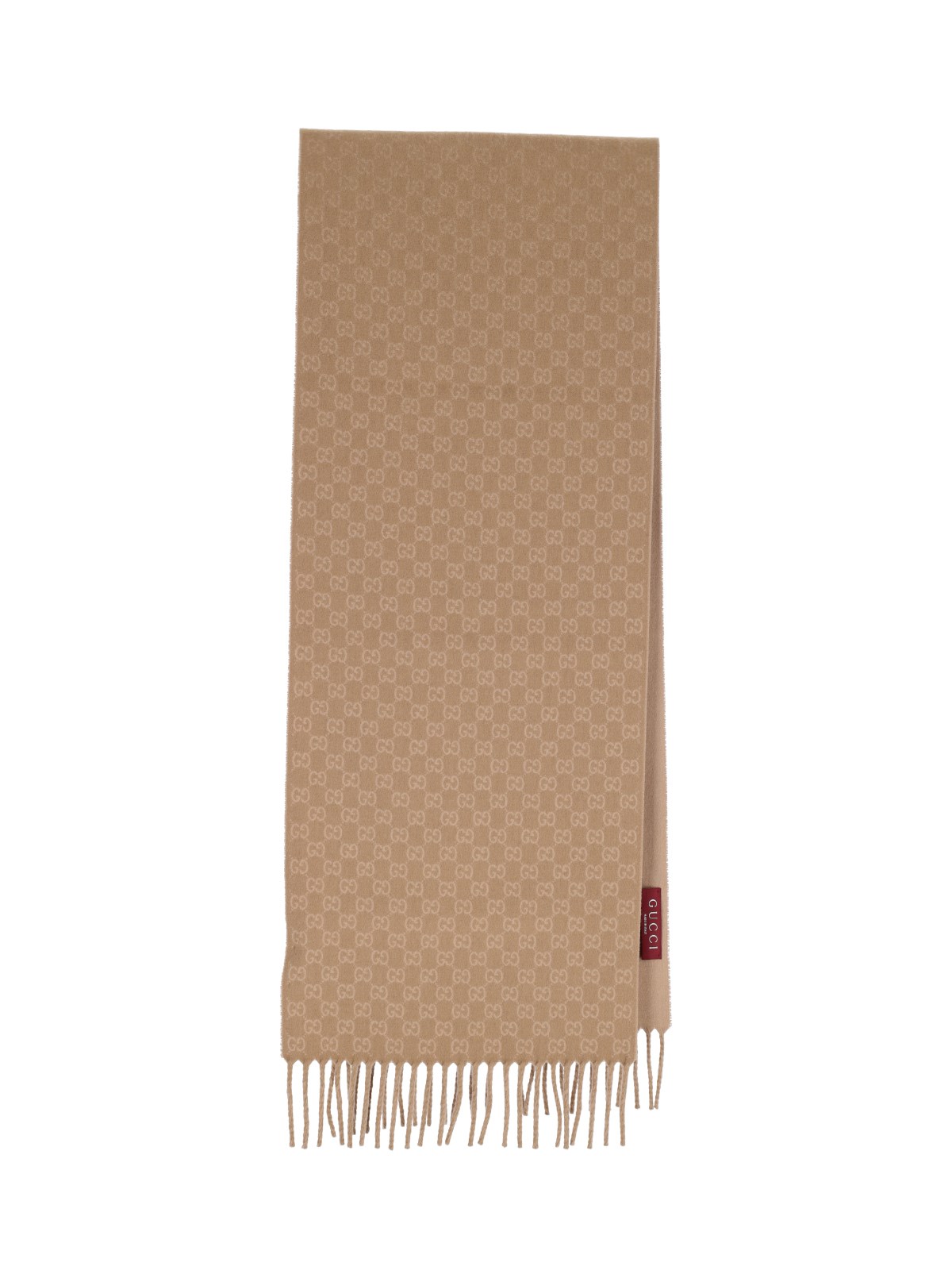 Gucci Scarf "gg Supreme" In Sand