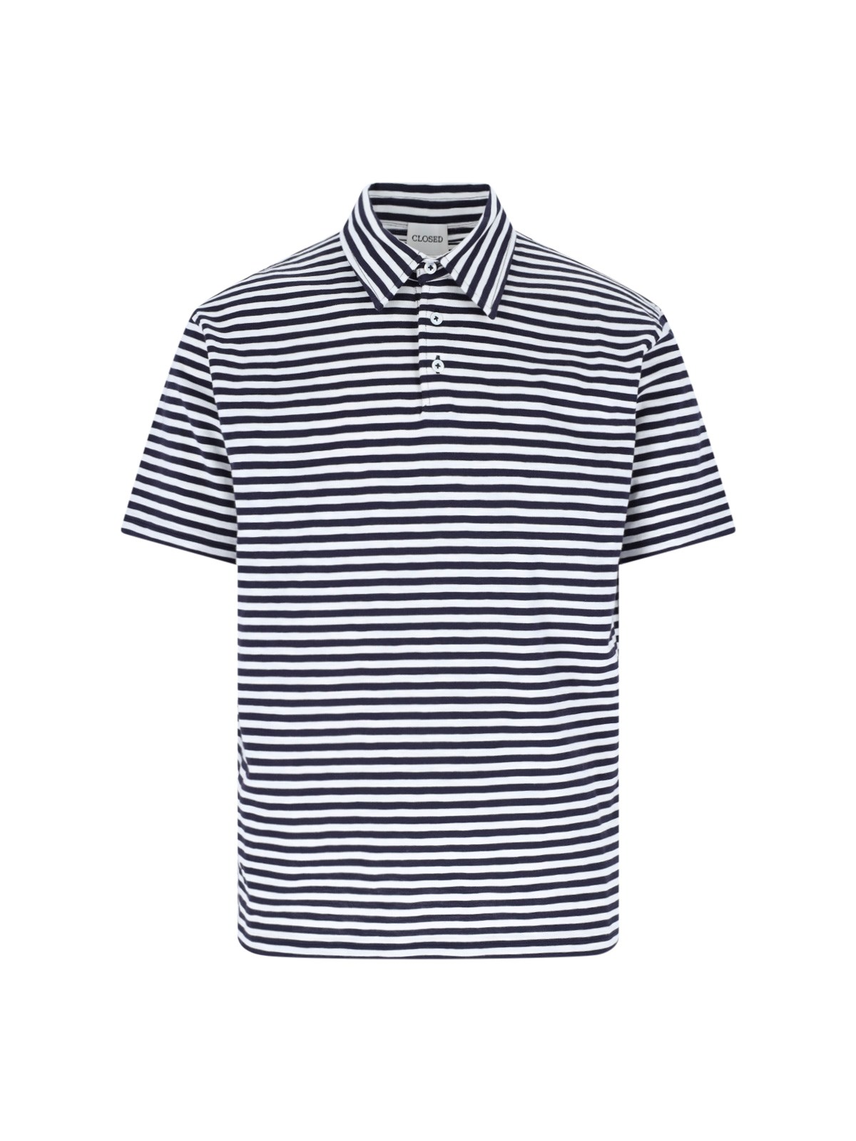Closed Striped Polo In Blue