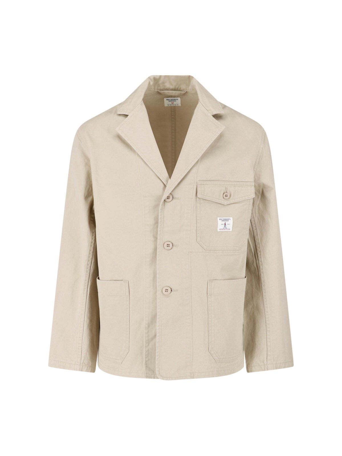 Roy Rogers Logo-patch Jacket In Neutral