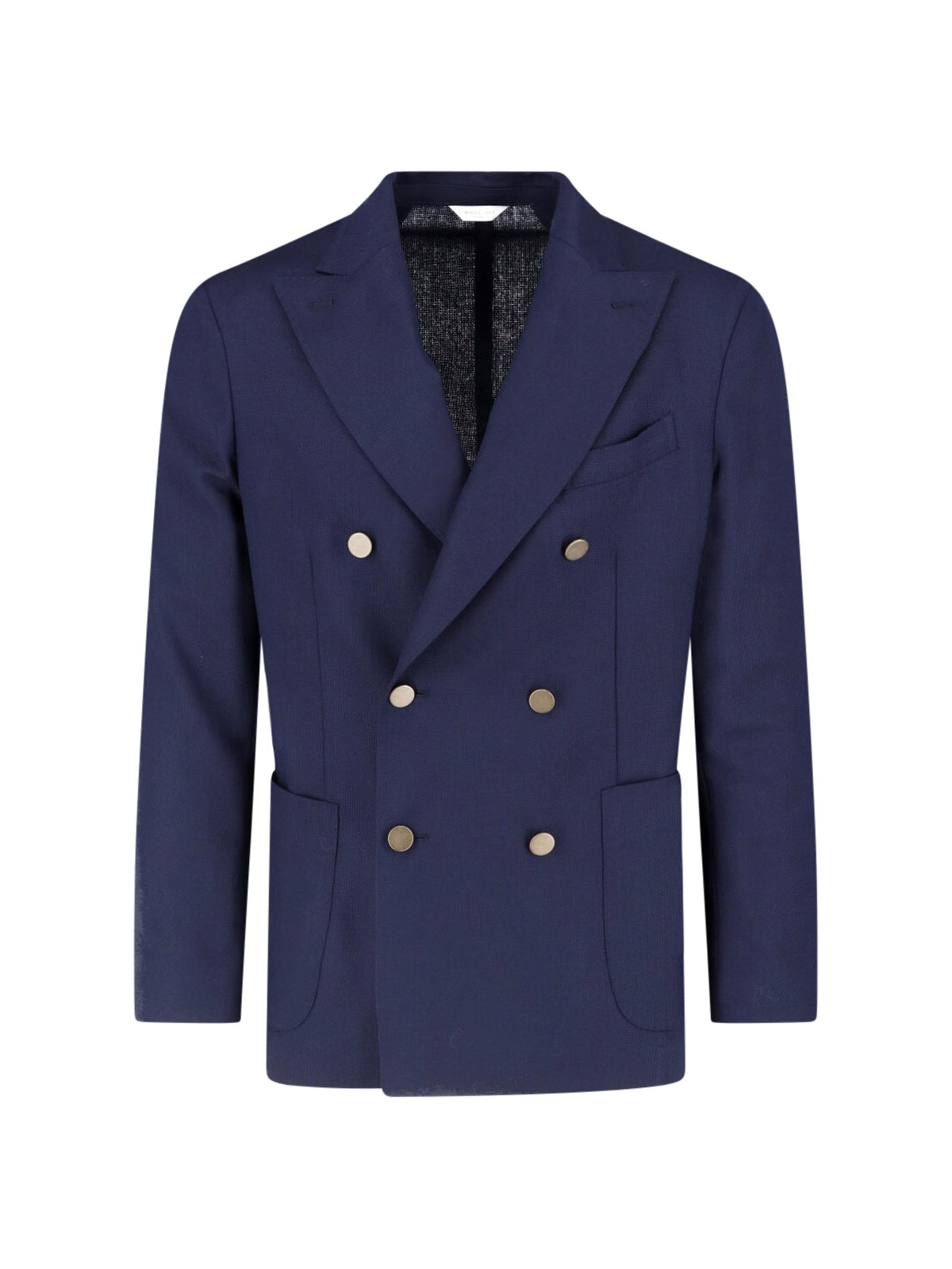 Boglioli Double-Breasted Virgin Wool Blazer