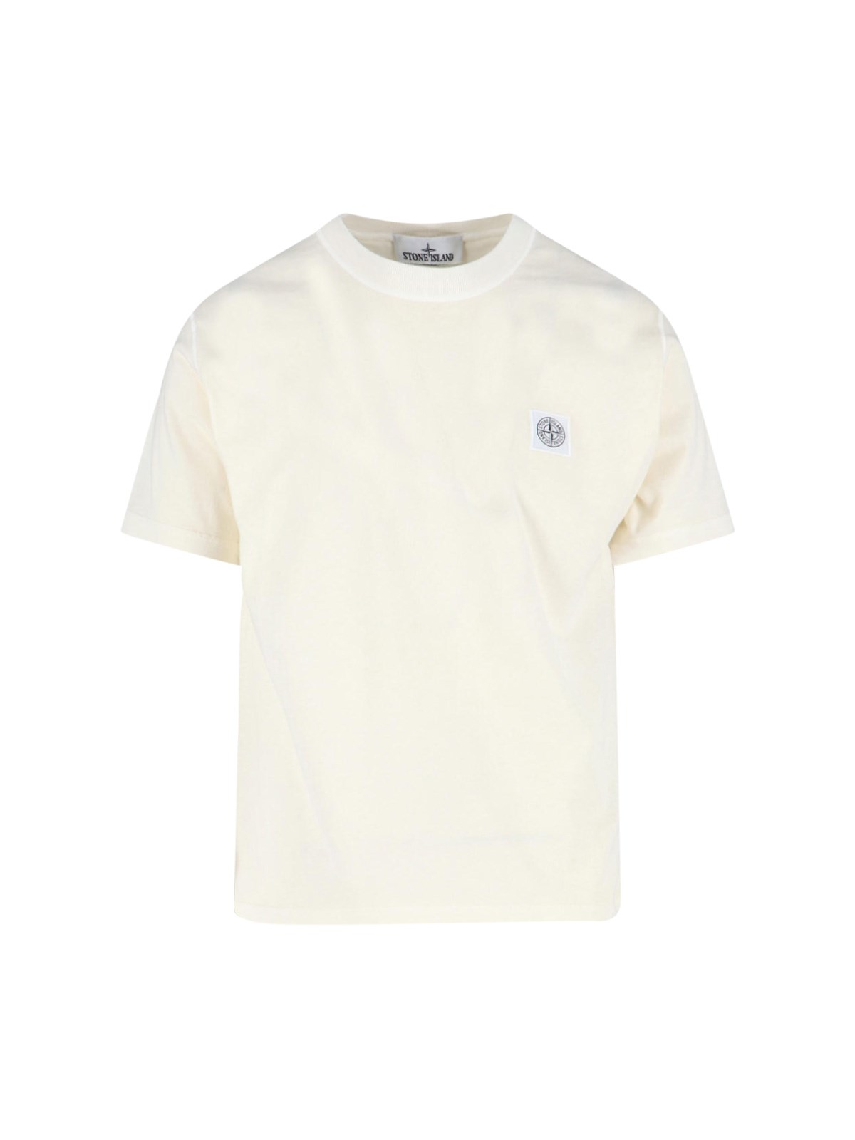 Stone Island Logo T-shirt In White
