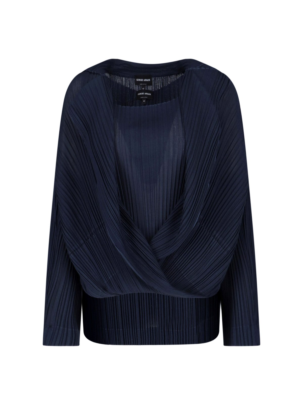 Giorgio Armani Pleated Twin-Set