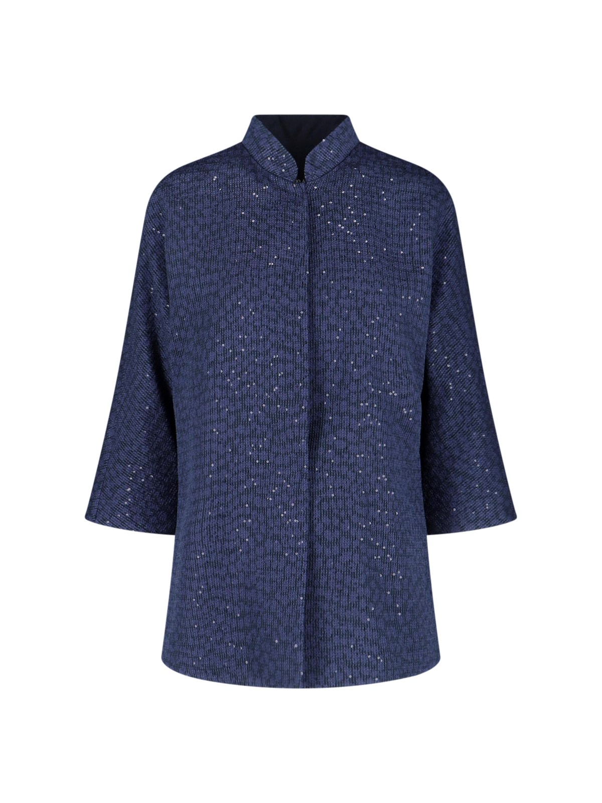 Giorgio Armani Single-Breasted Sequined Jacket