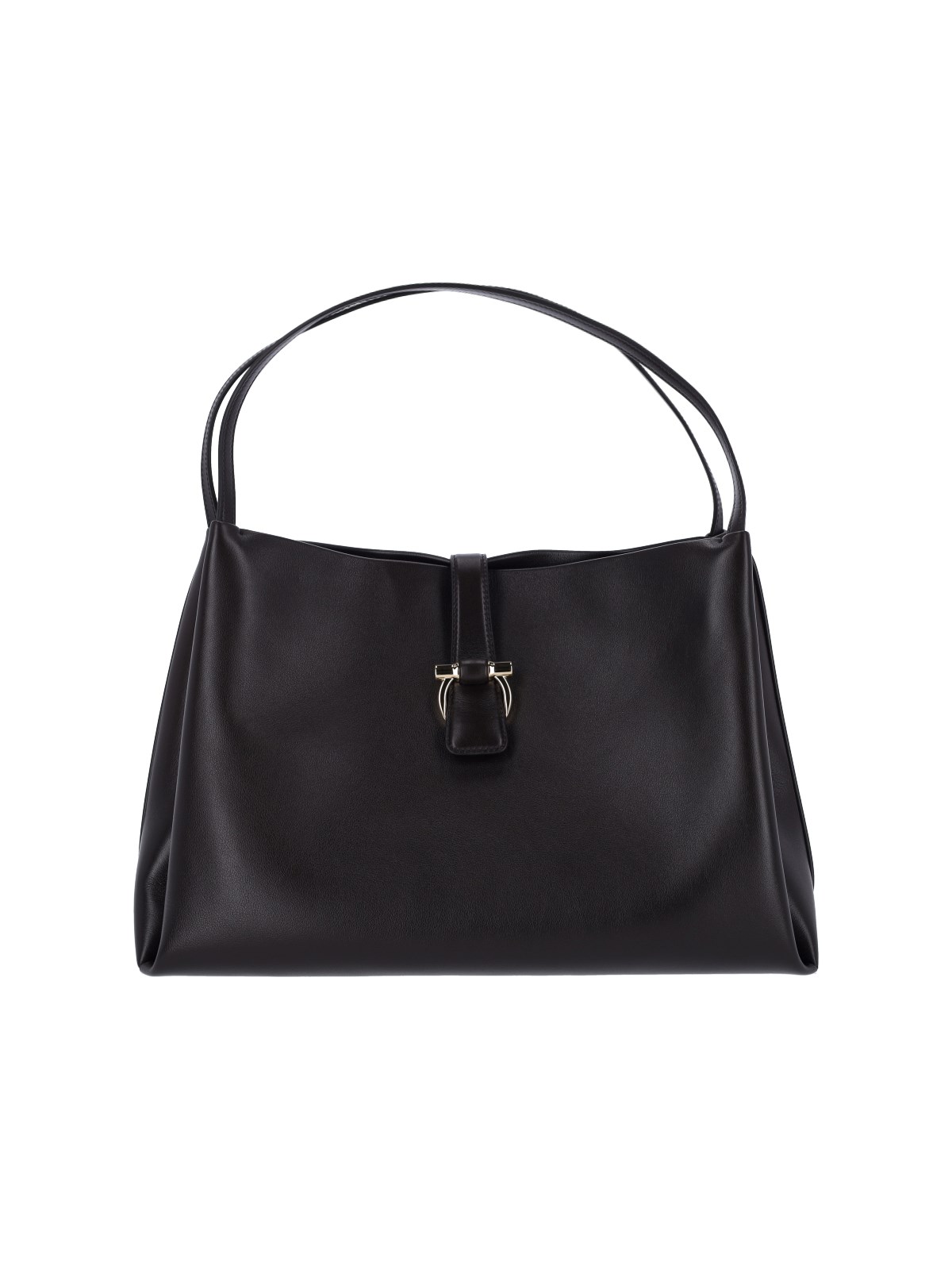 Ferragamo "gancini" Tote Bag In Brown