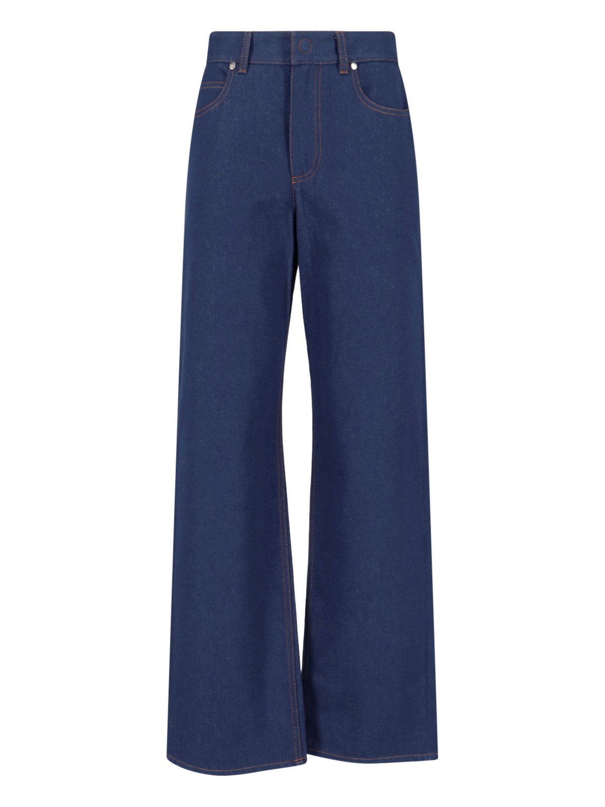 Fendi Wide Leg "Ff" Jeans