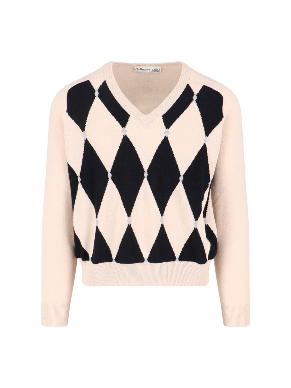 Ballantyne Cashmere Sweater In Sand