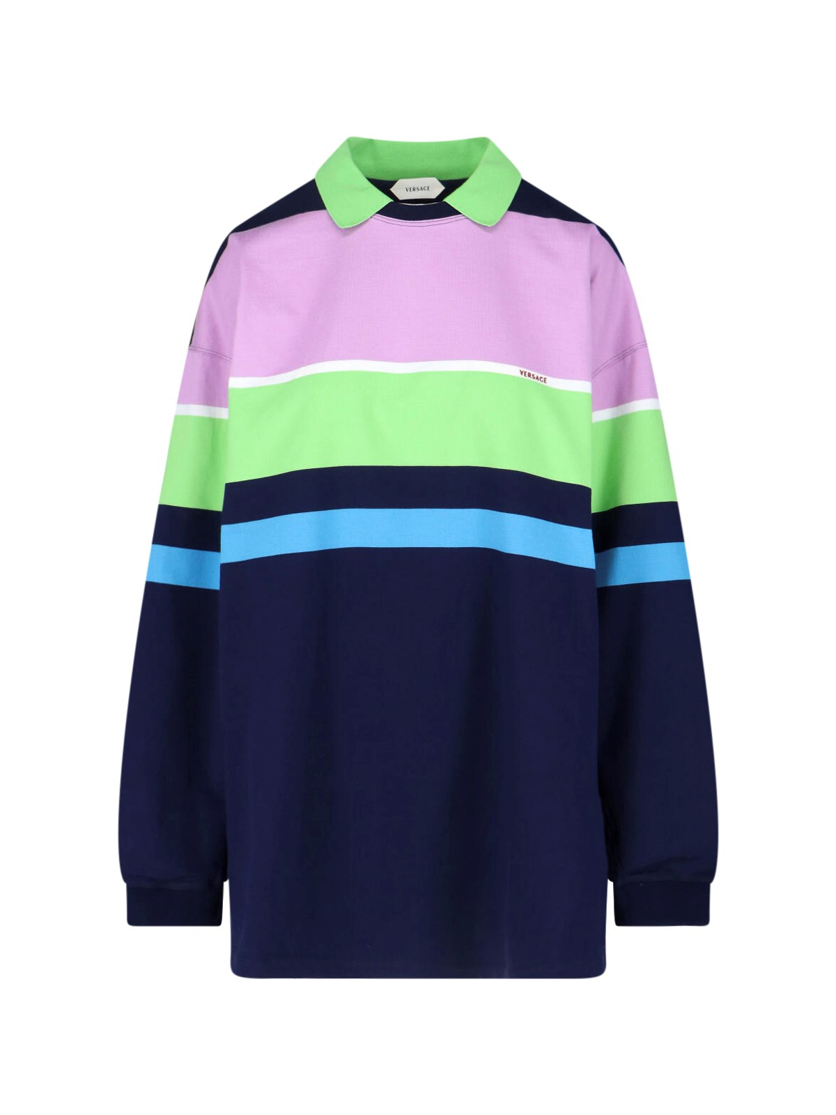 Versace Women's Multi Striped Mini Dress