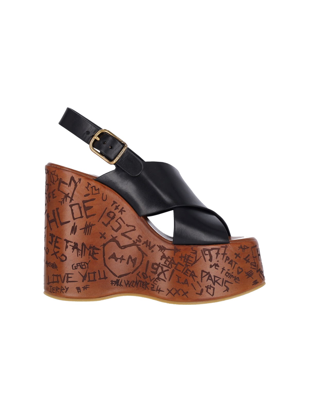 Chloé Wedge Sandals "Maxime"