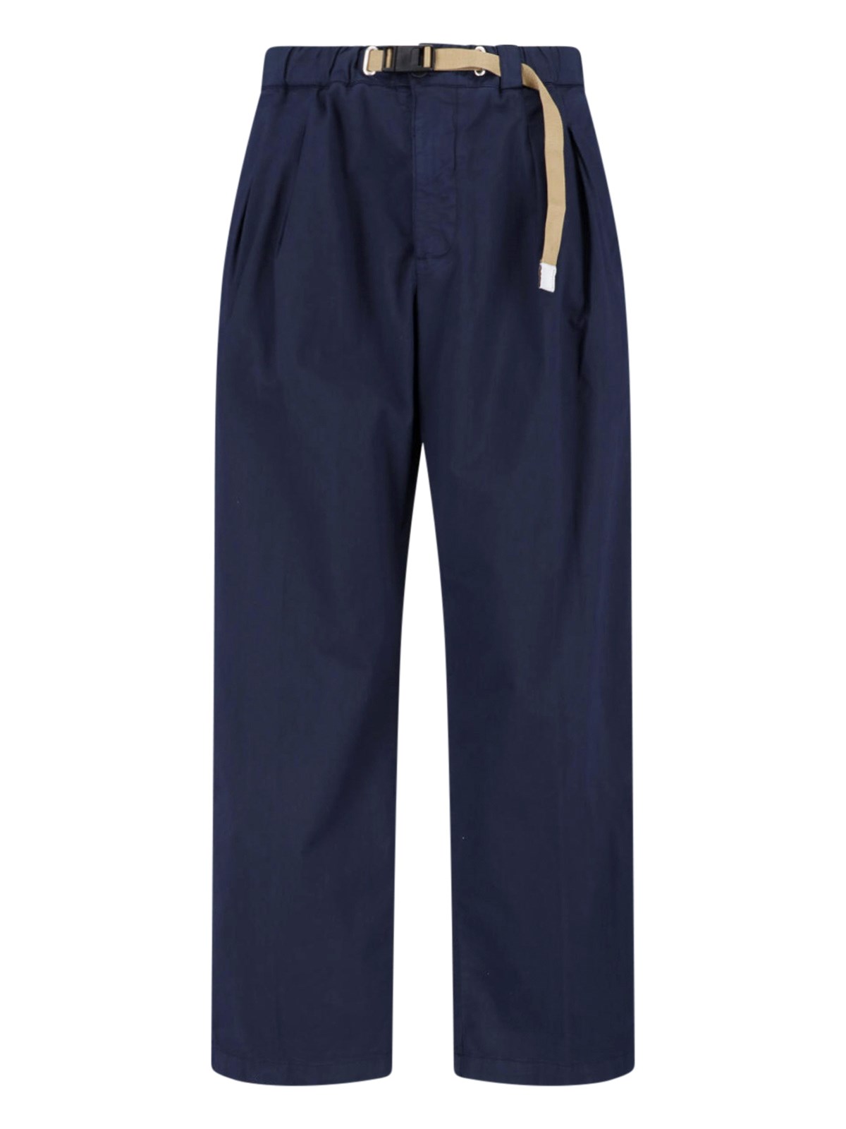 White Sand Pants With Belt