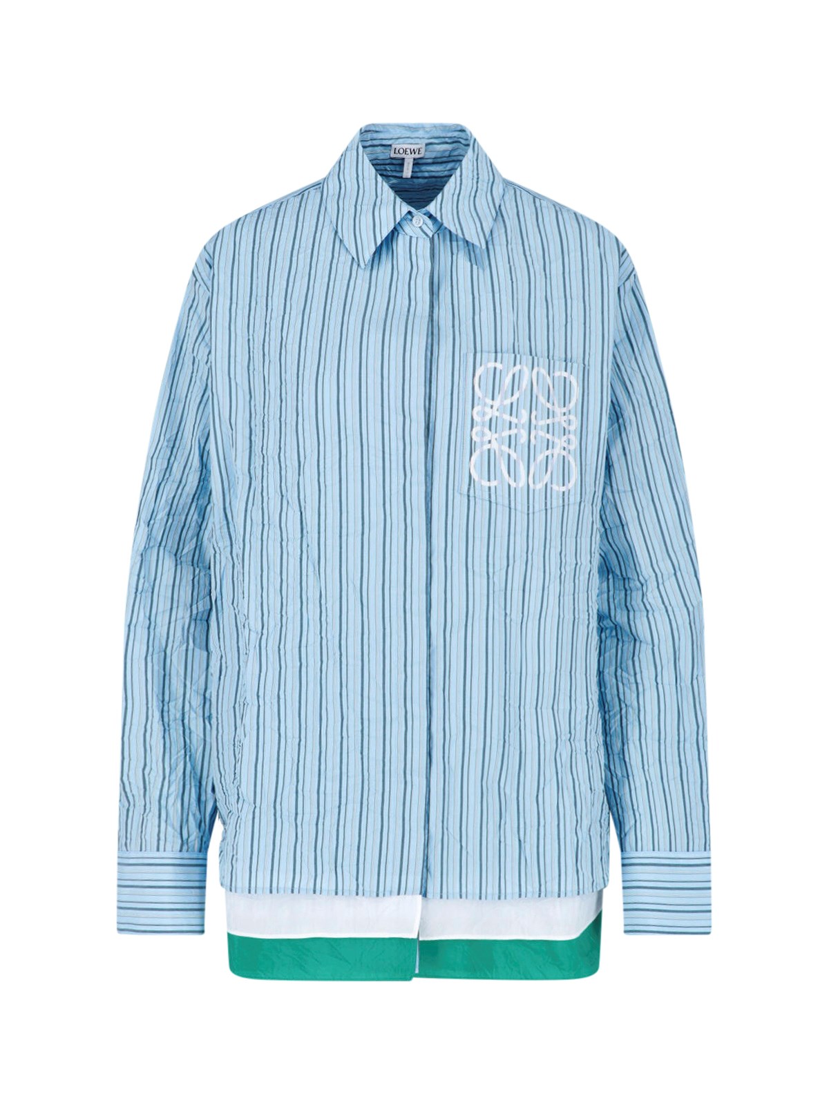 Loewe Camicia A Righe In Cotone