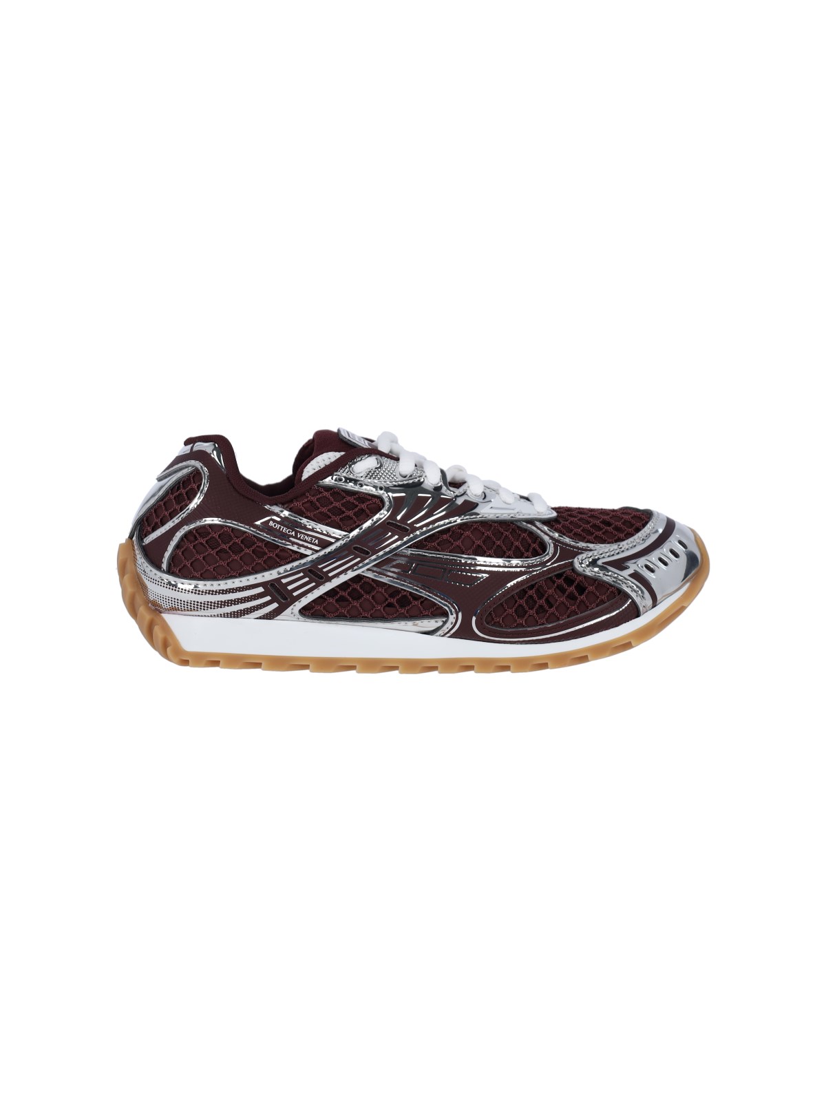 Bottega Veneta Orbit Sneakers — Bordeaux