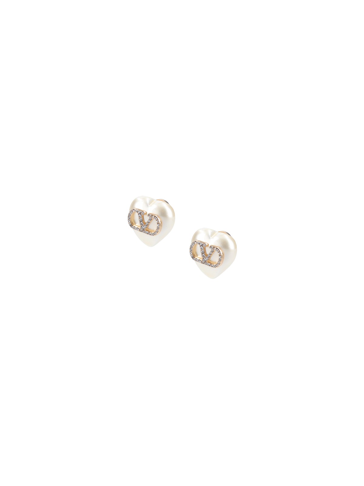 Valentino Garavani Earrings With Crystals "Vlogo"
