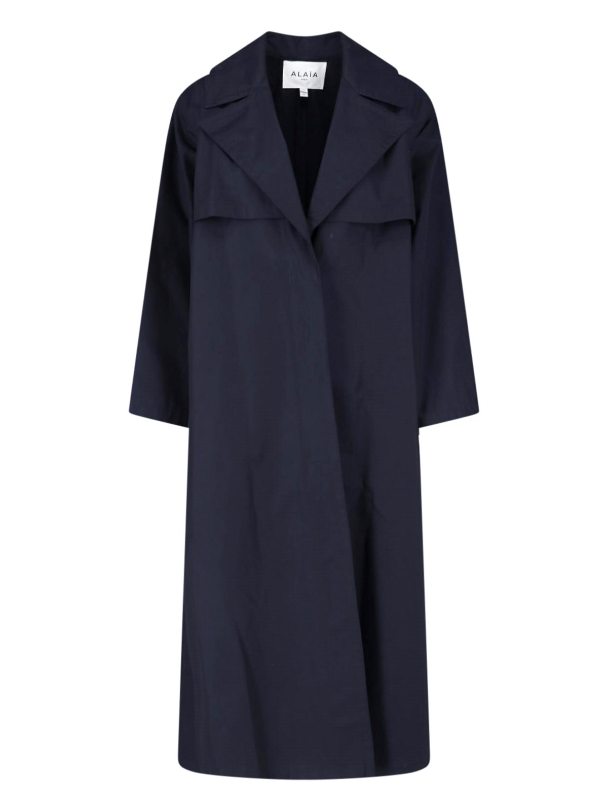 Alaïa Cotton Trench B In Blue