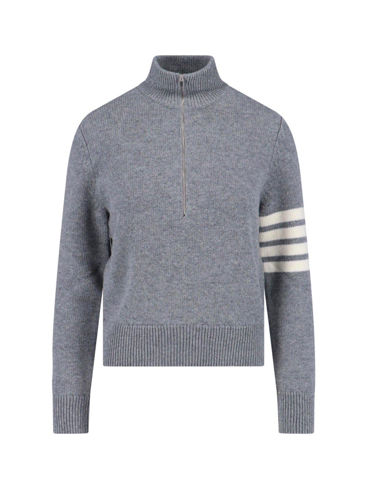 Thom browne 4-bar zip sweater available on SUGAR - 210508