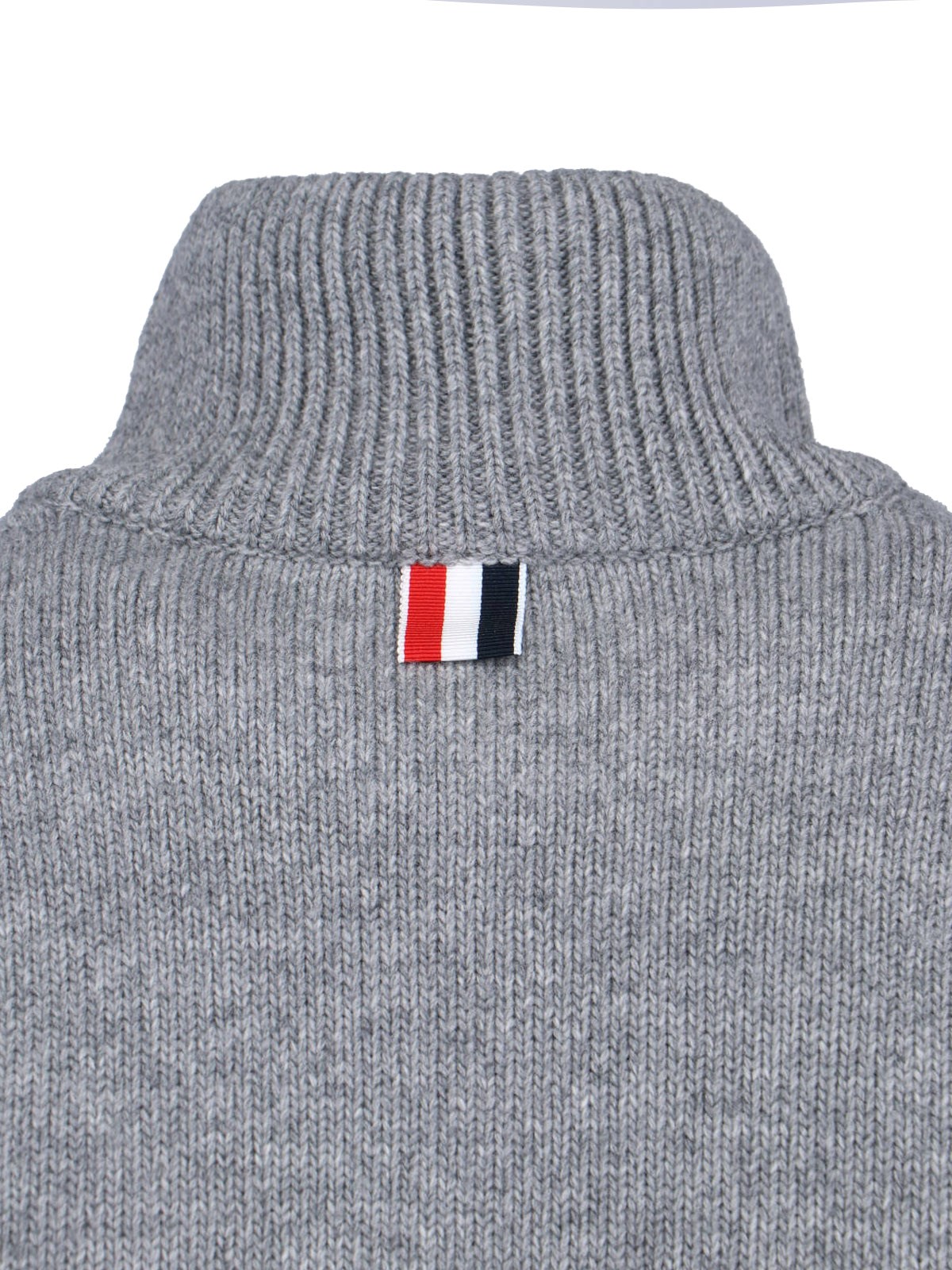 Thom browne 4-bar zip sweater available on SUGAR - 210508