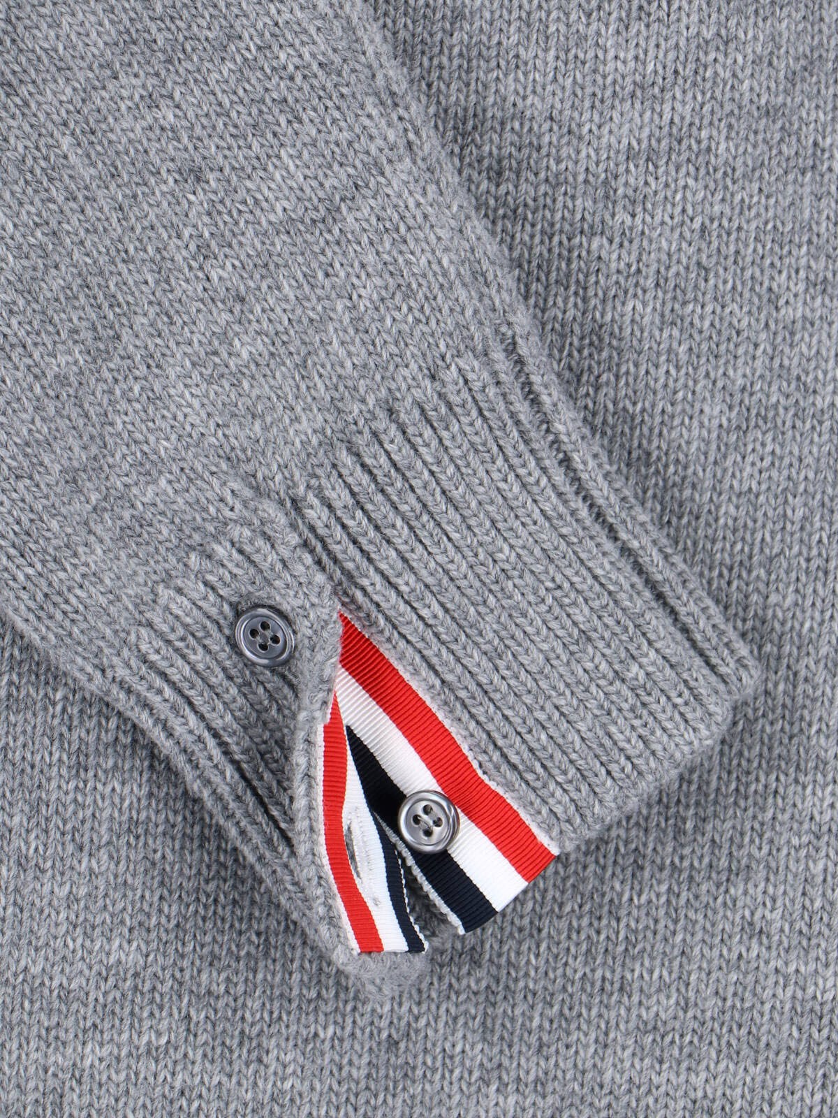 Thom browne 4-bar zip sweater available on SUGAR - 210508