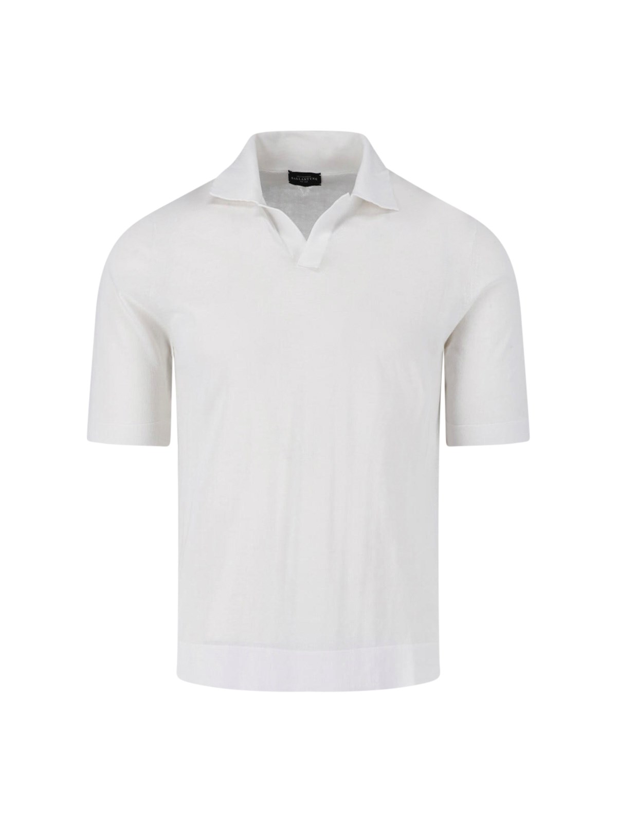 Ballantyne Cotton Polo In White