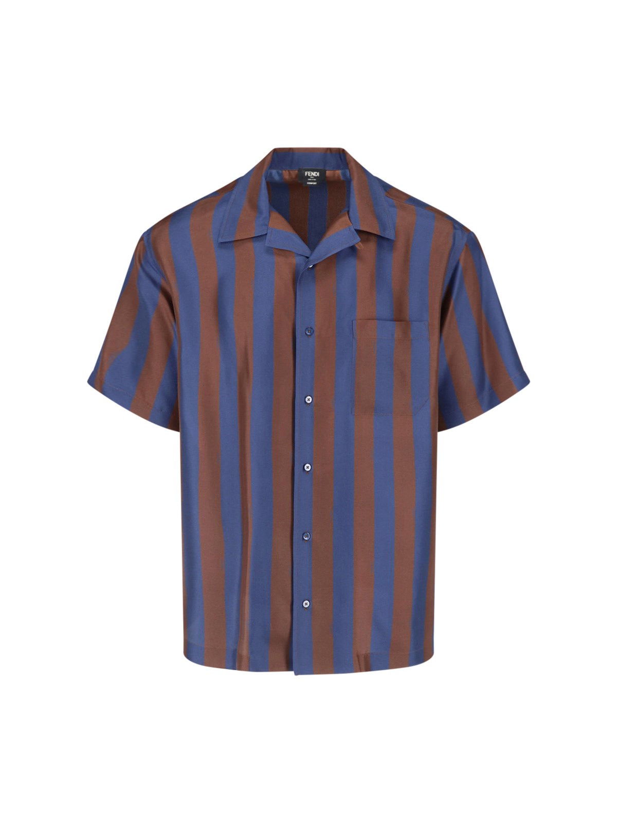 Fendi Striped Silk Shirt
