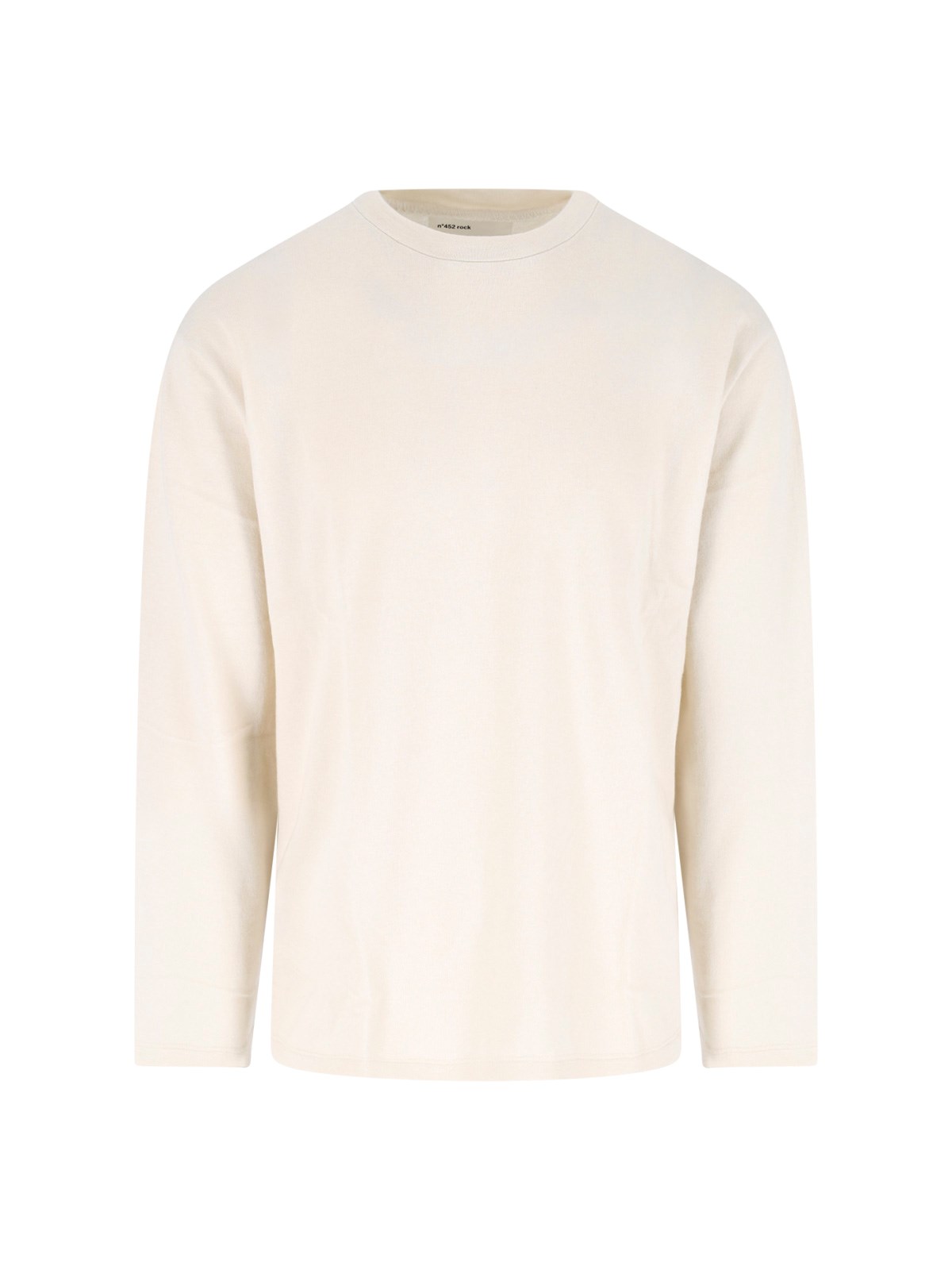 Extreme Cashmere Sweater In Wool Blend "rock" In White