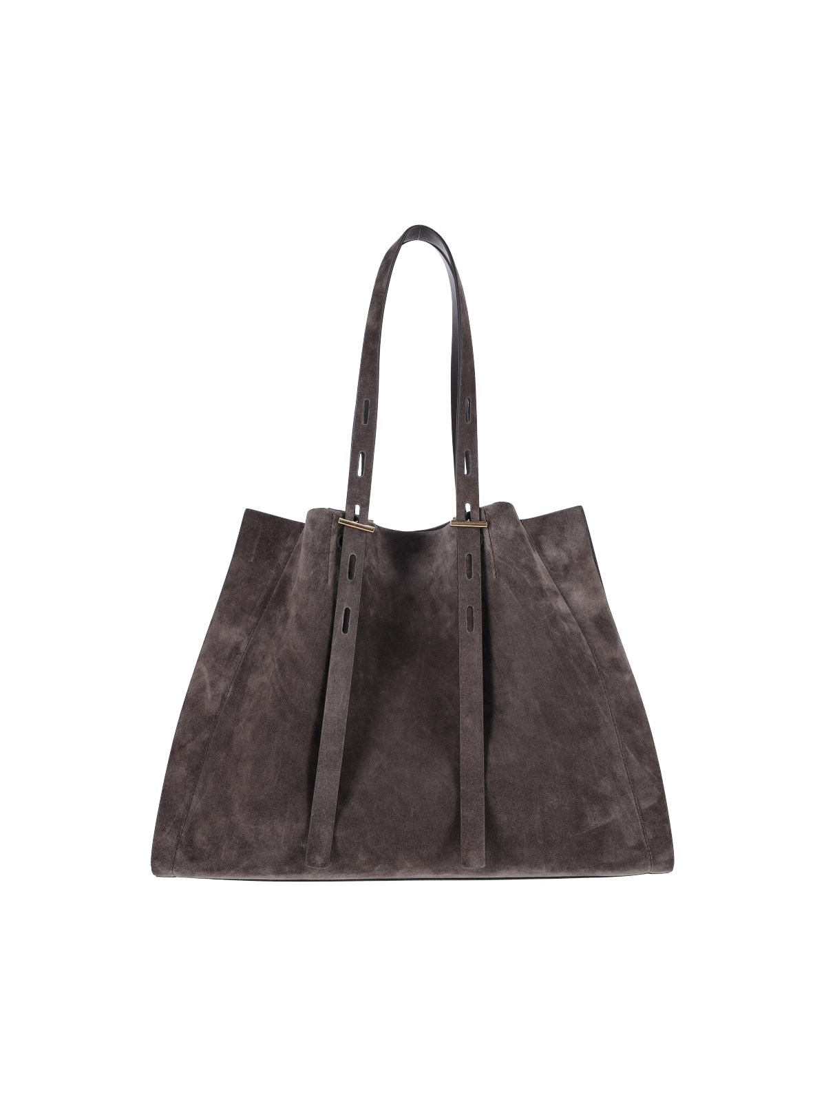 MINOBOSSI - Borsa tote Paula in pelle scamosciata marrone - Donna - Taglia UNI - Immagine 3