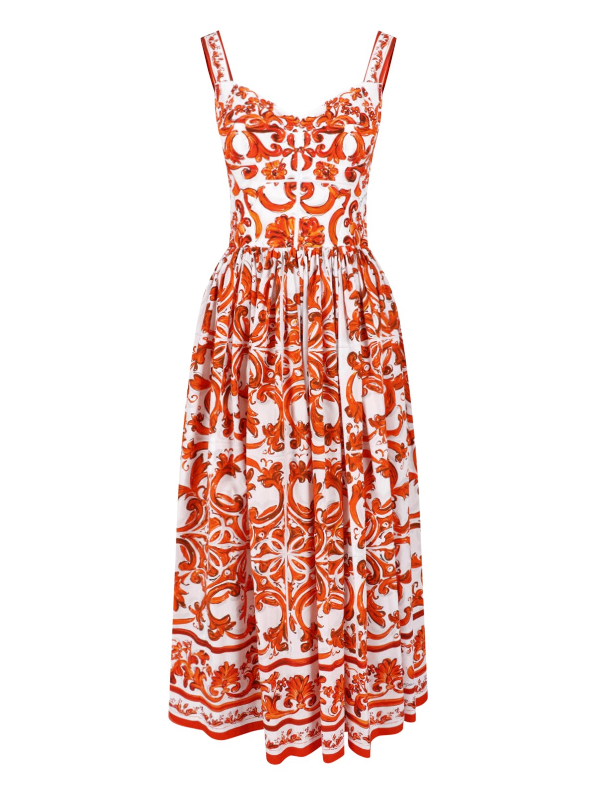 Dolce & Gabbana Maxi Dress "Majolica"
