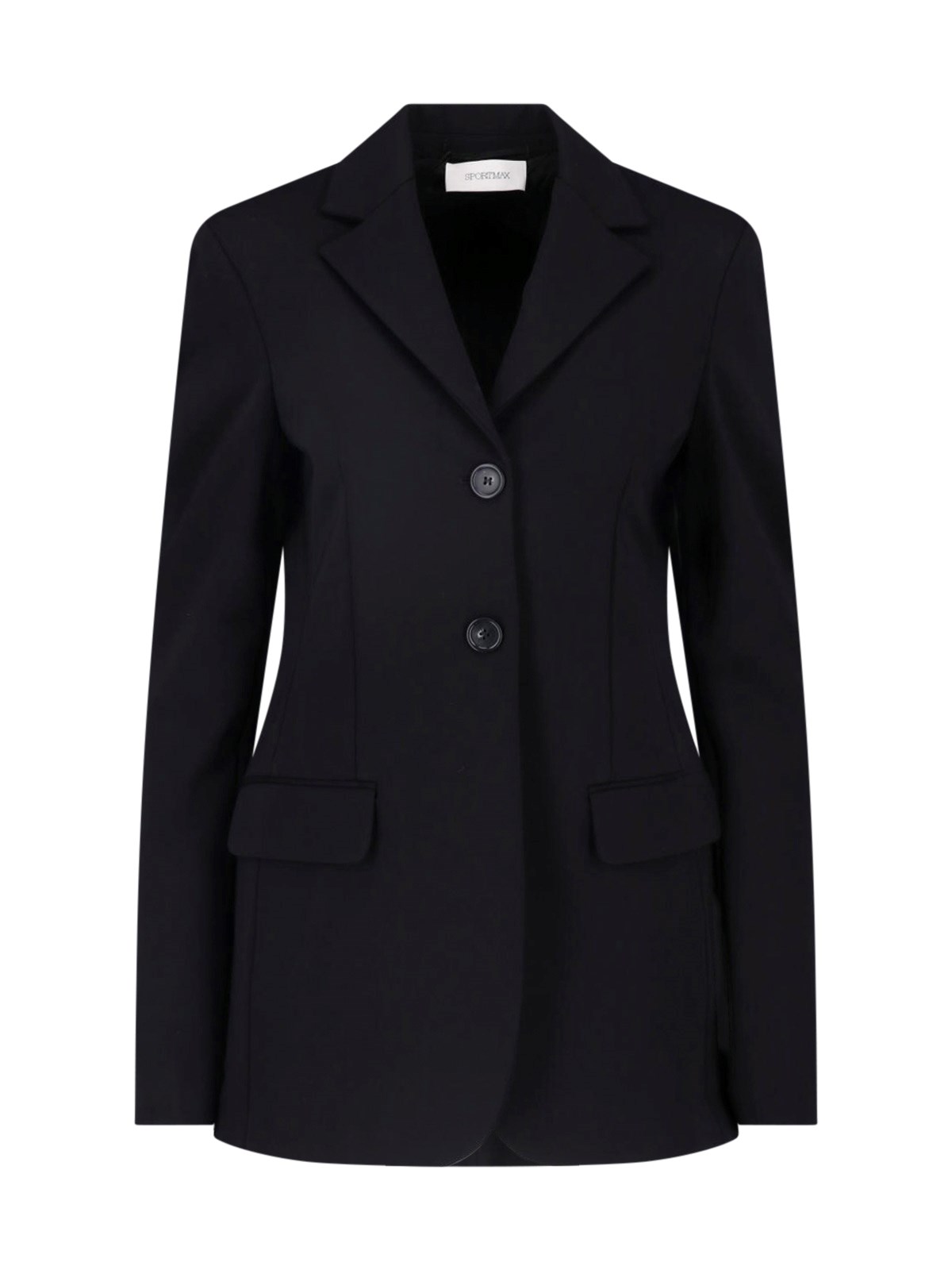 Sportmax Single-Breasted Viscose Blazer