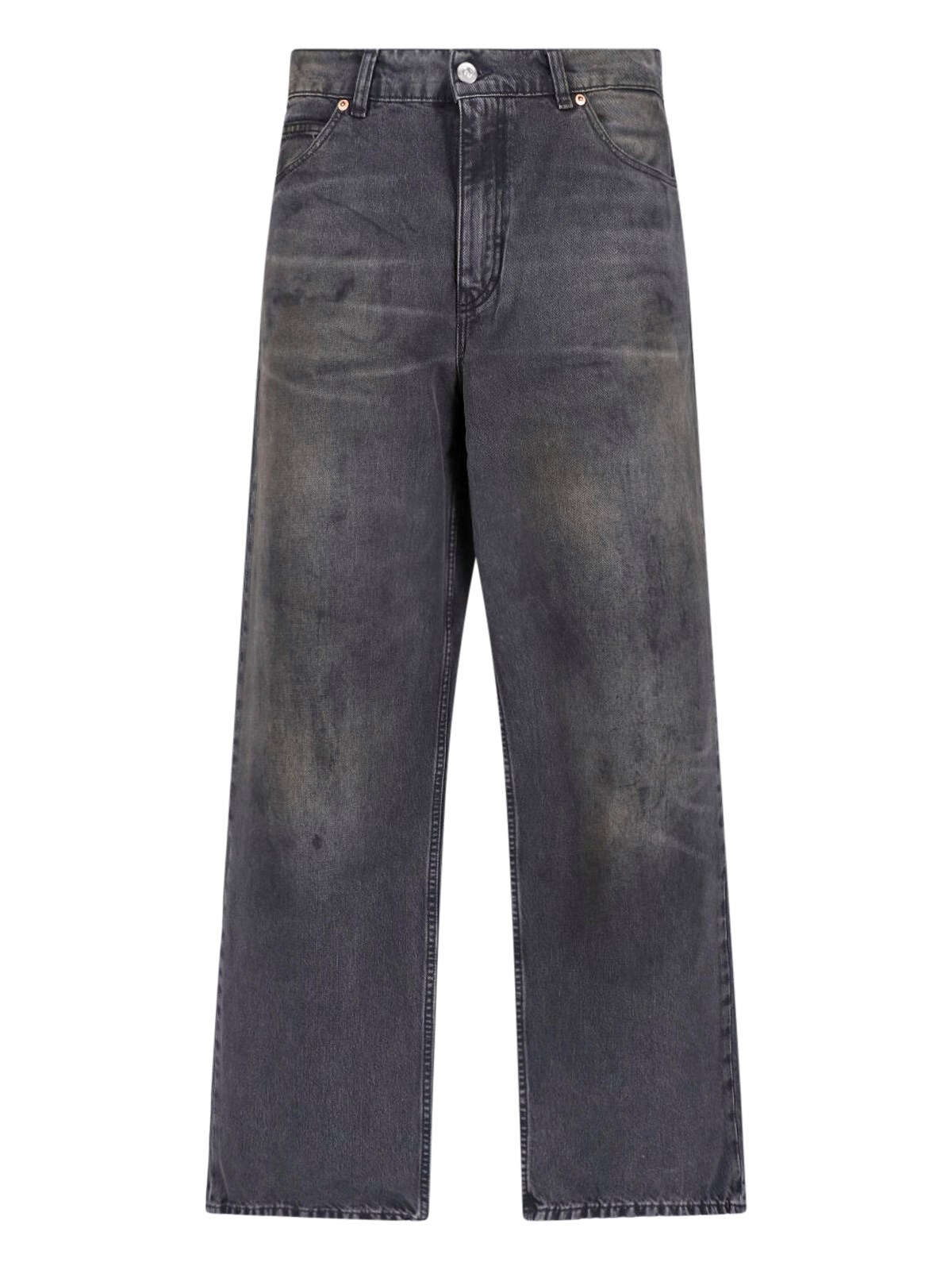 Our Legacy Men's Black Straight Jeans "Vast Cut"