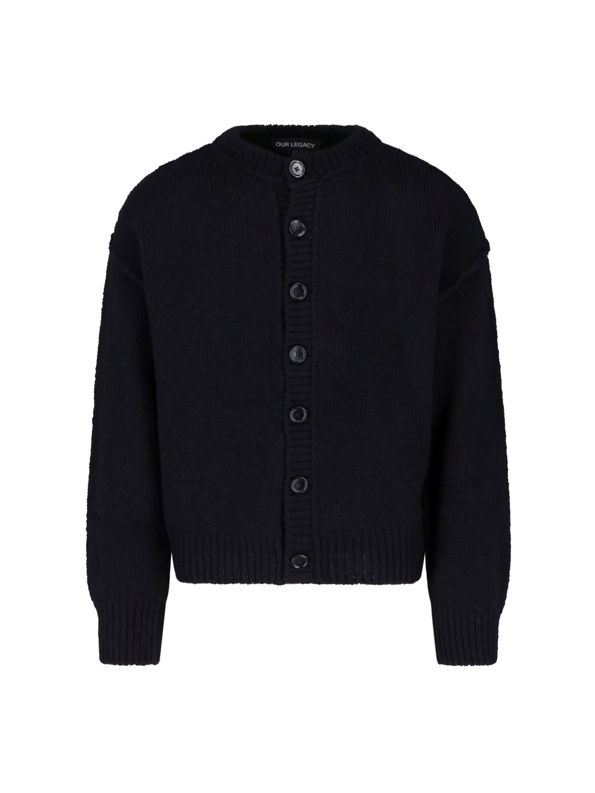 Our Legacy Men's Black Cardigan “Patch”