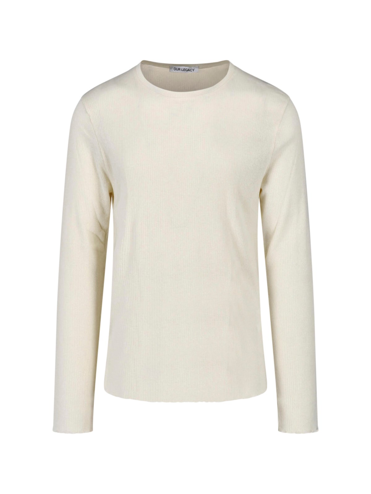 Our Legacy Men's Cream Sweater “Elongated”