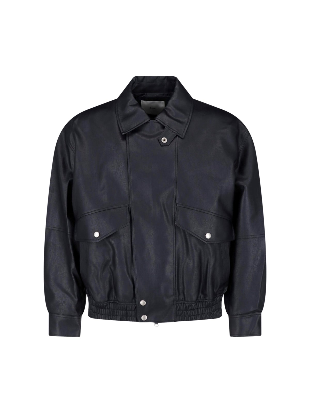 Dunst Uomo Nero Giacca Bomber Pelle Faux