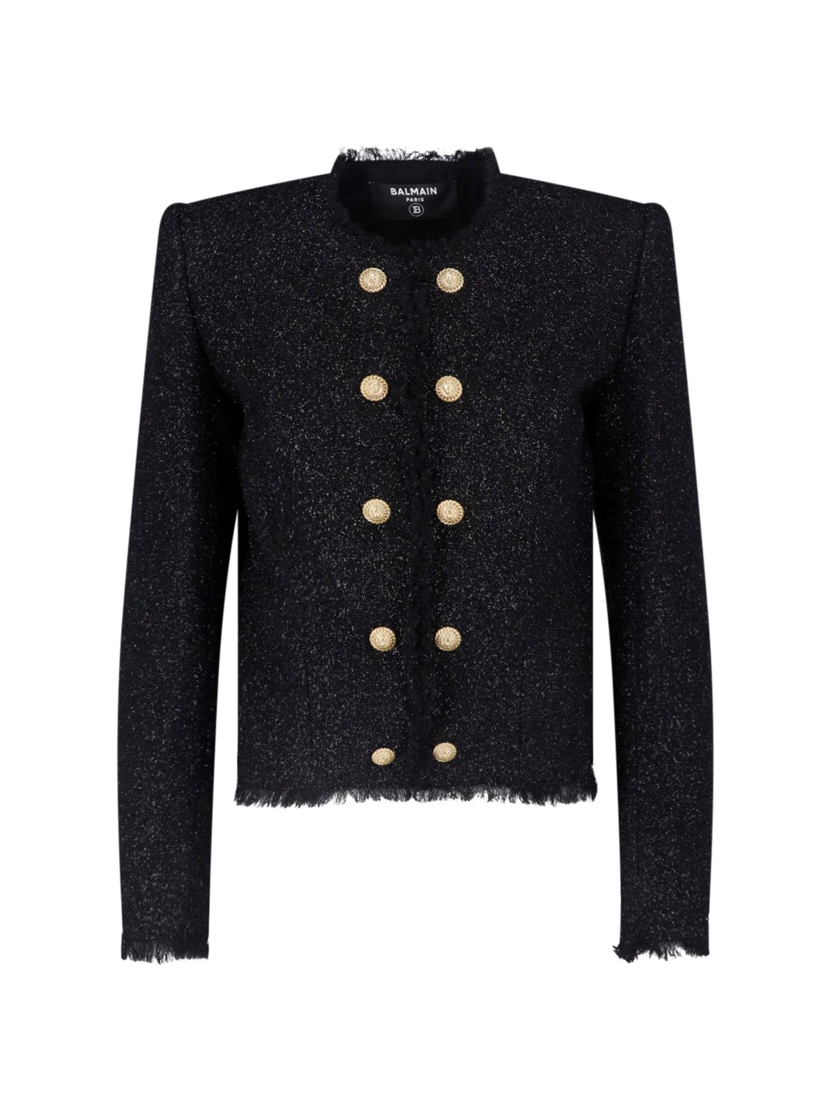 Balmain Virgin Wool Button Jacket