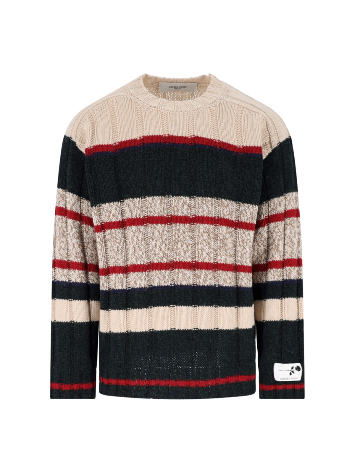 Golden Goose Men's Multi Alpaca Wool Sweater