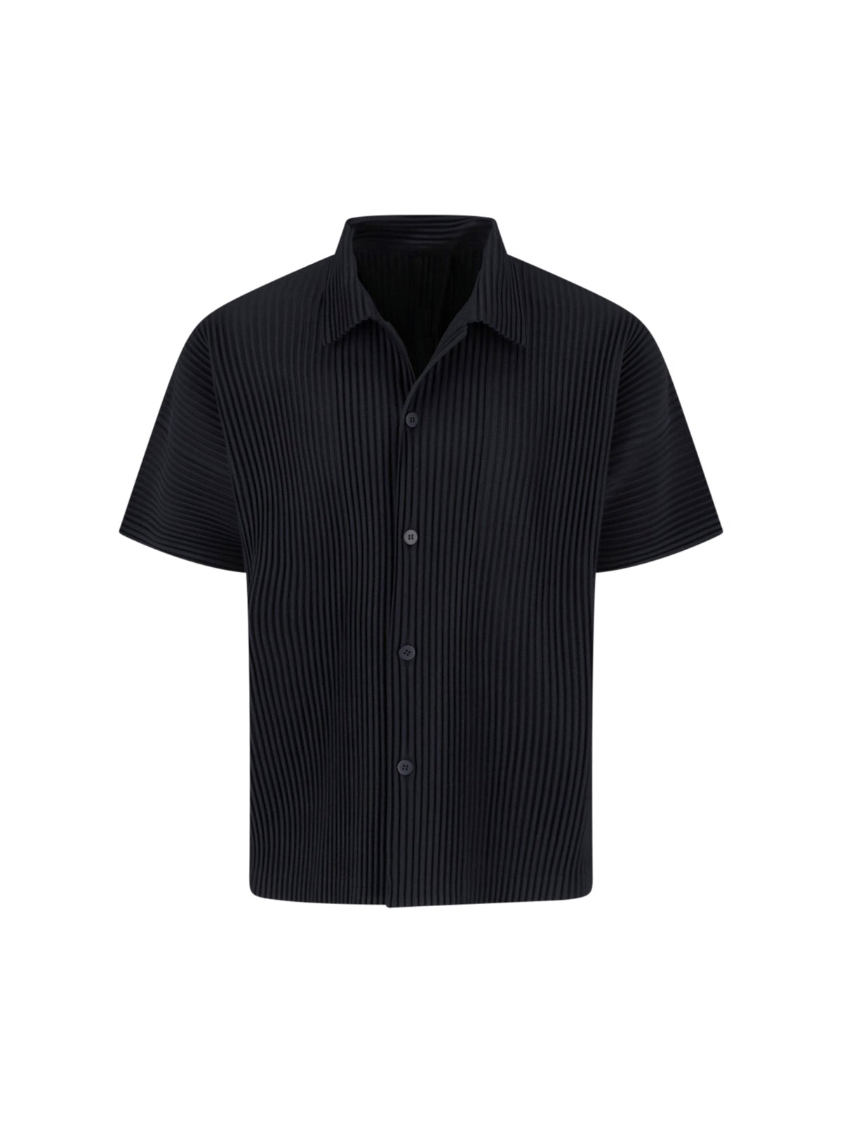 HOMME PLISSE' ISSEY MIYAKE Pleated Polo Shirt