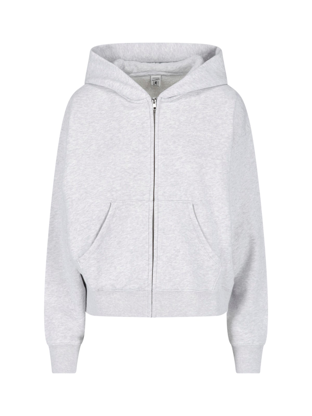 Sporty & Rich Felpa Zip Logo