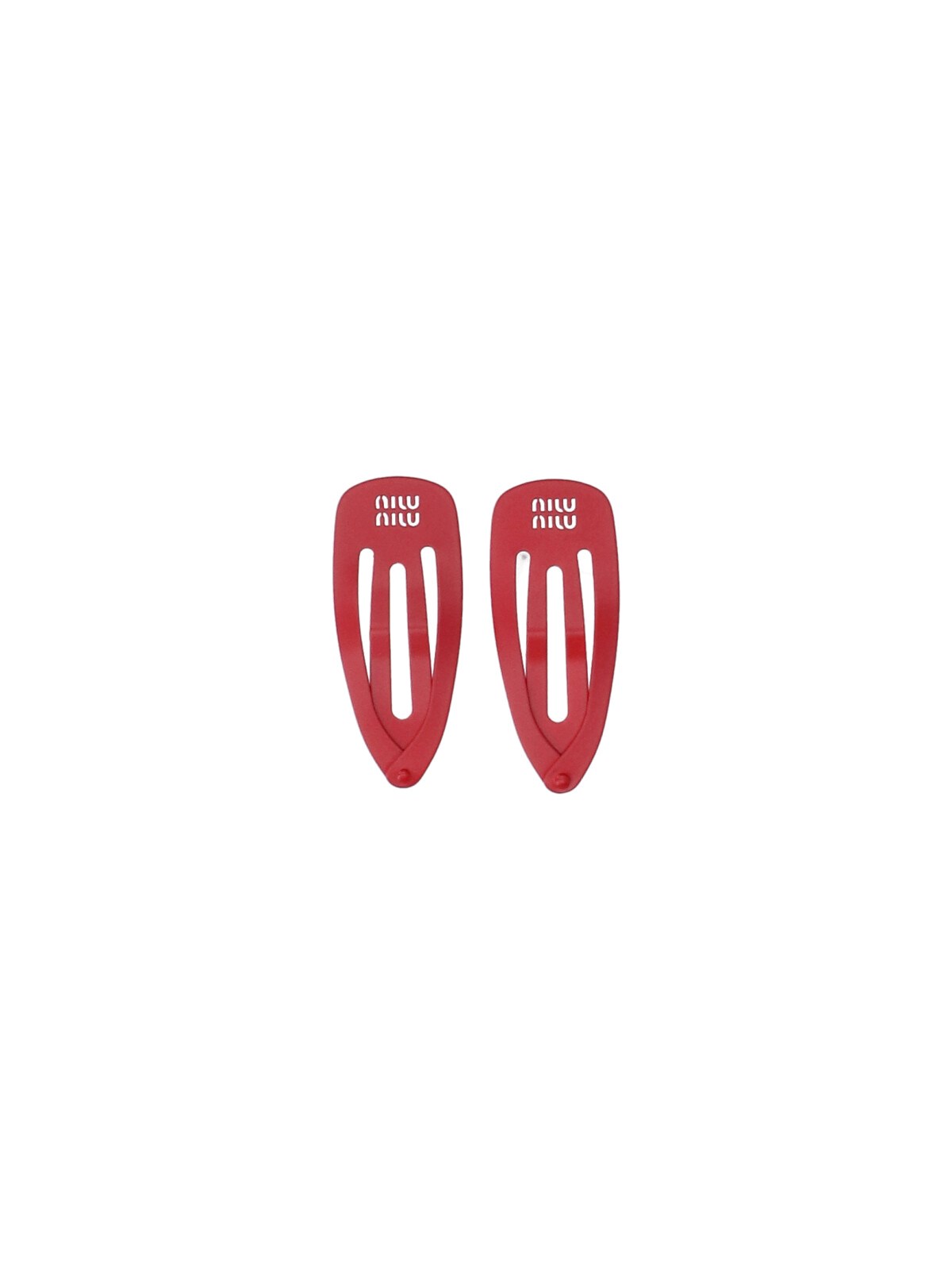miu miu Logo Clip Set