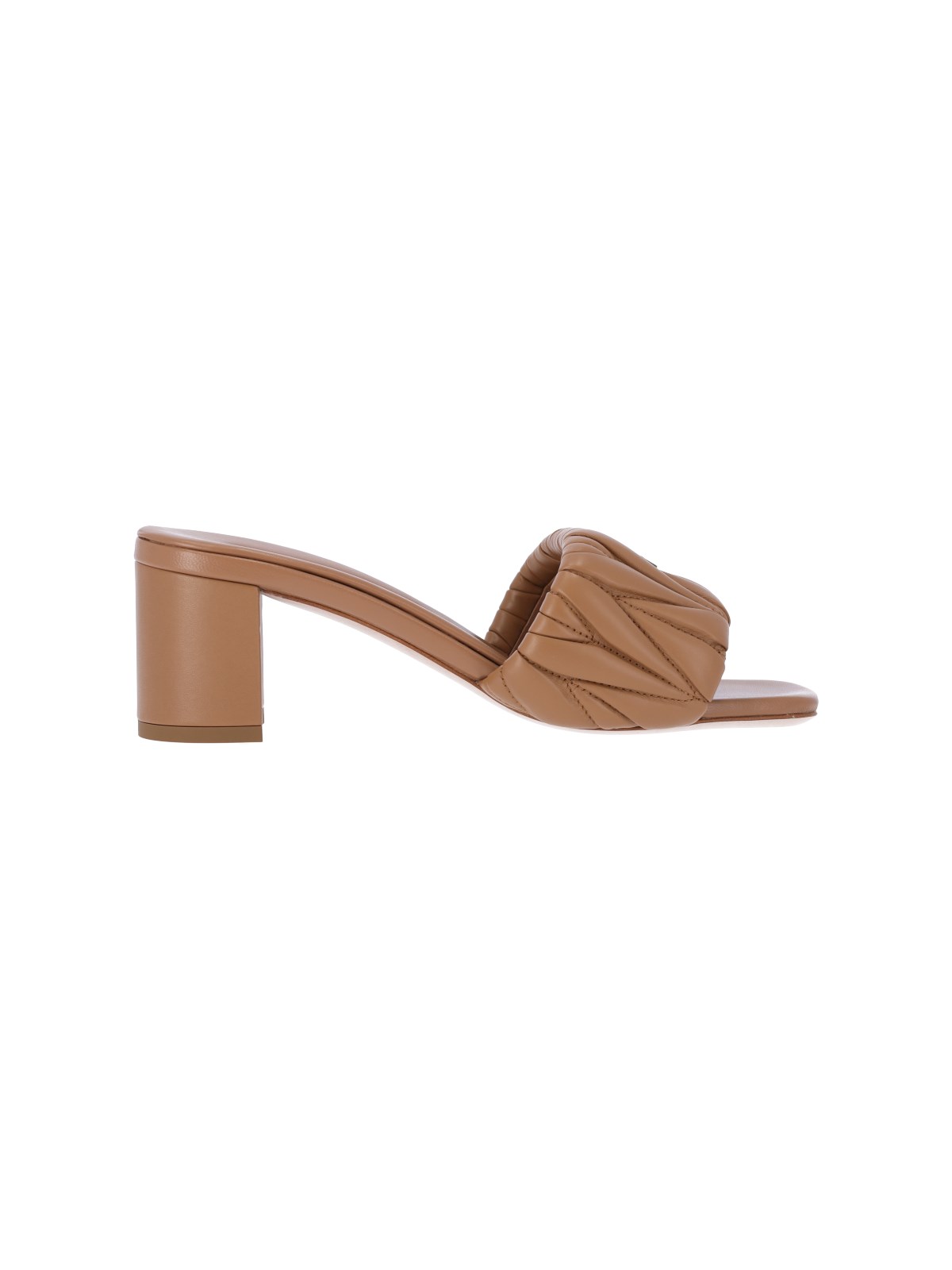 miu miu Logo Sandals