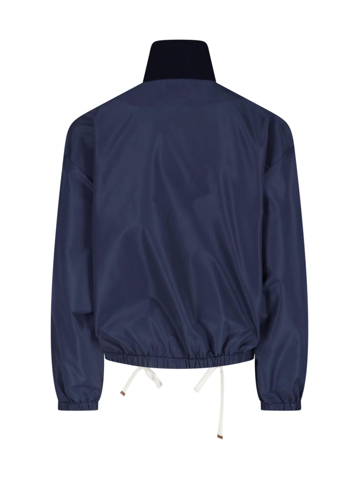 miumiu ナイロンスプリングコート ネイビー 36S Miu miu Zip jacket available on SUGAR - 212068