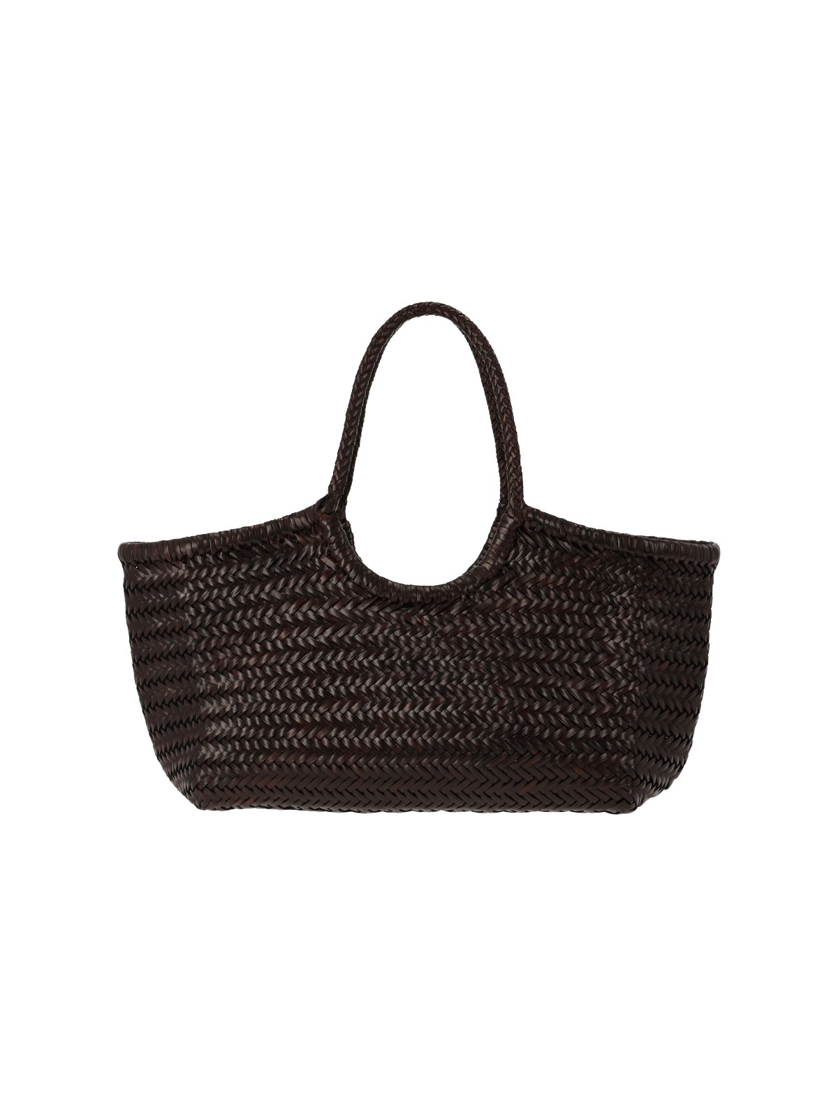 Dragon Diffusion Nantucket Leather Shoulder Bag — Brown