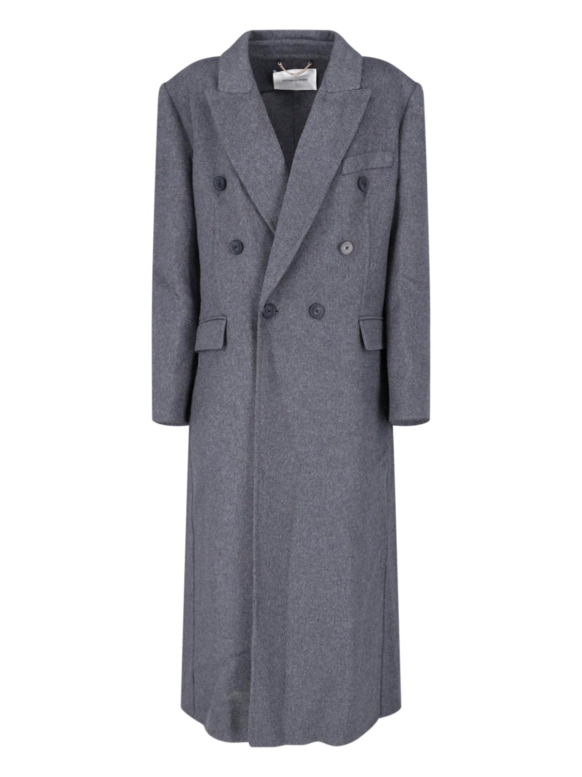 Victoria Beckham Double-Breasted Wool Coat