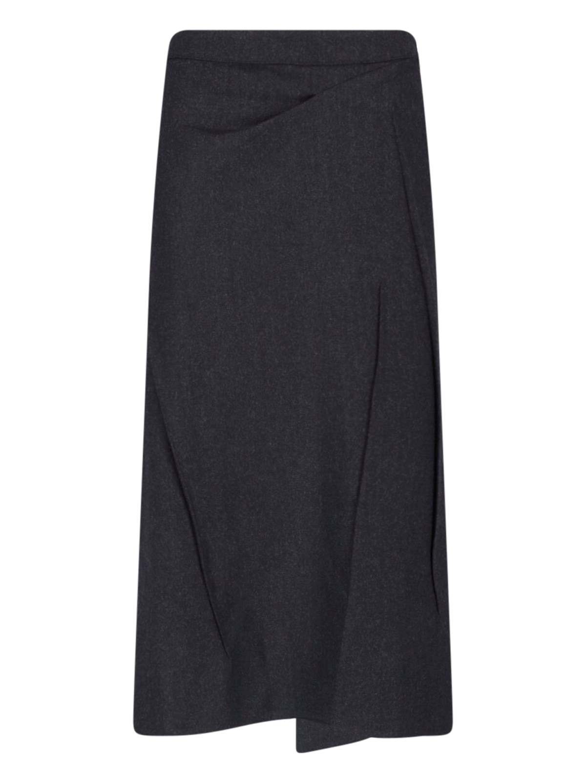 Victoria Beckham Wool Midi Skirt