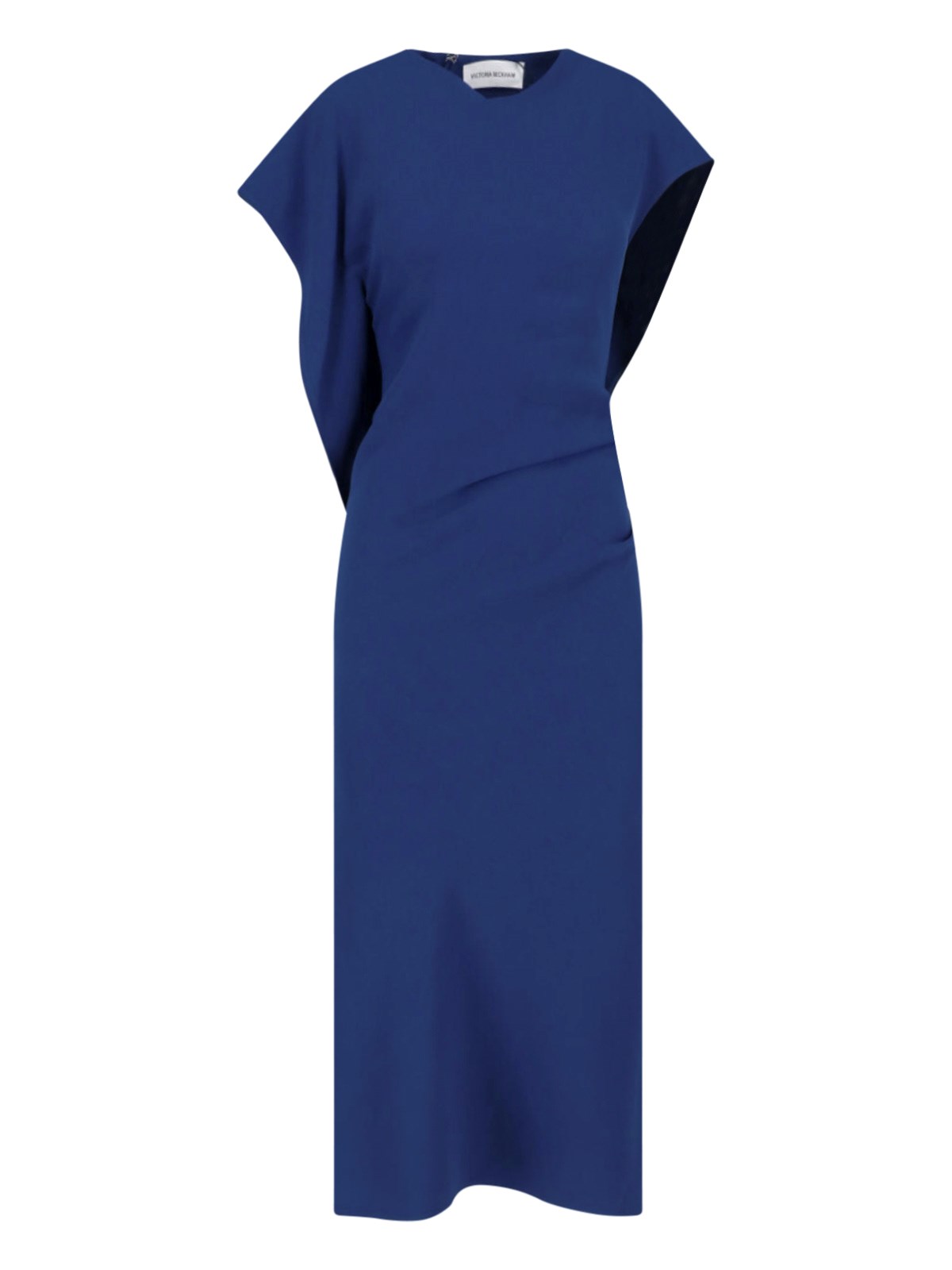 Victoria Beckham Midi Dress "victoria" In Blue