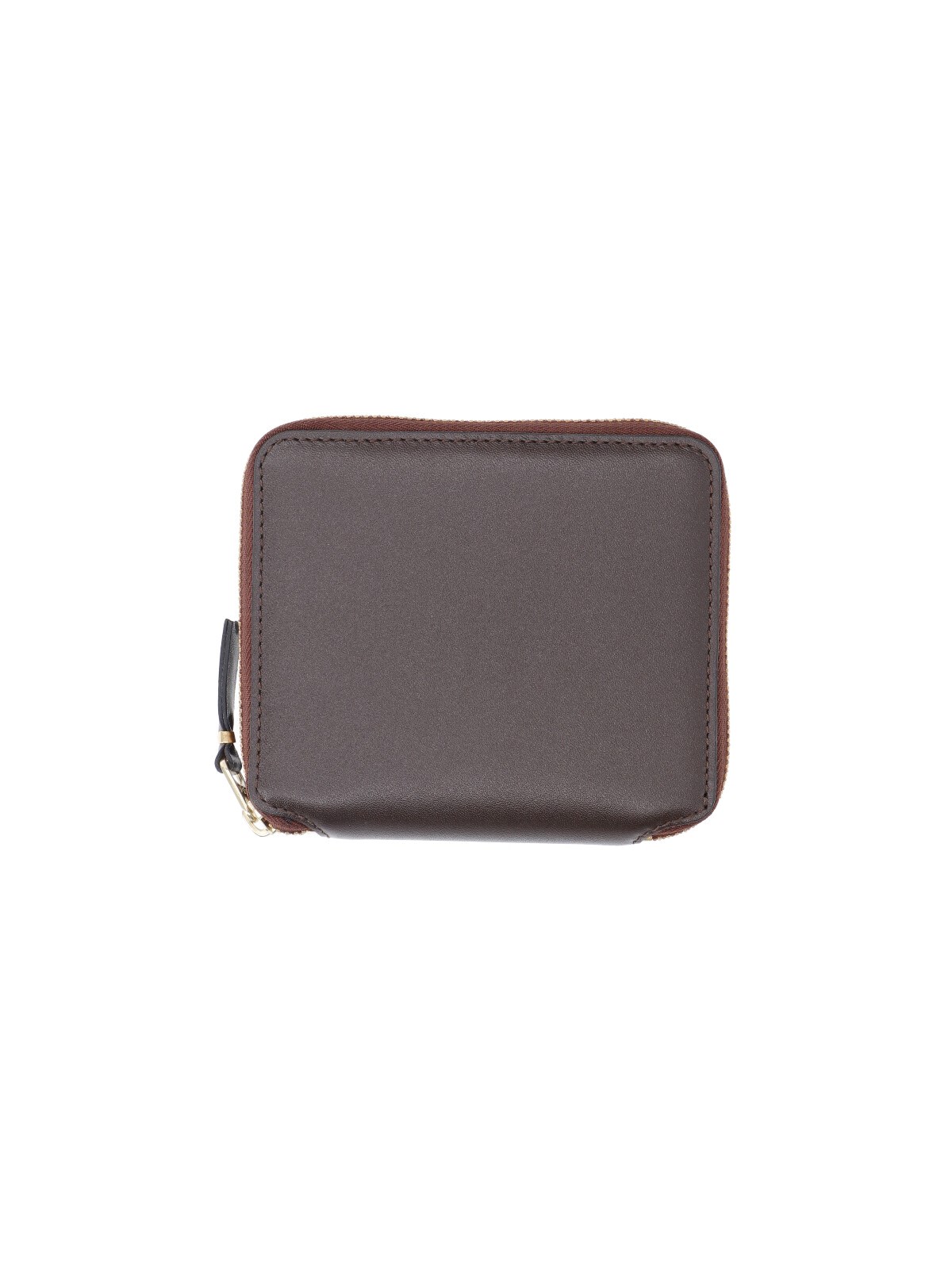 Comme Des Garçons Logo Wallet In Brown