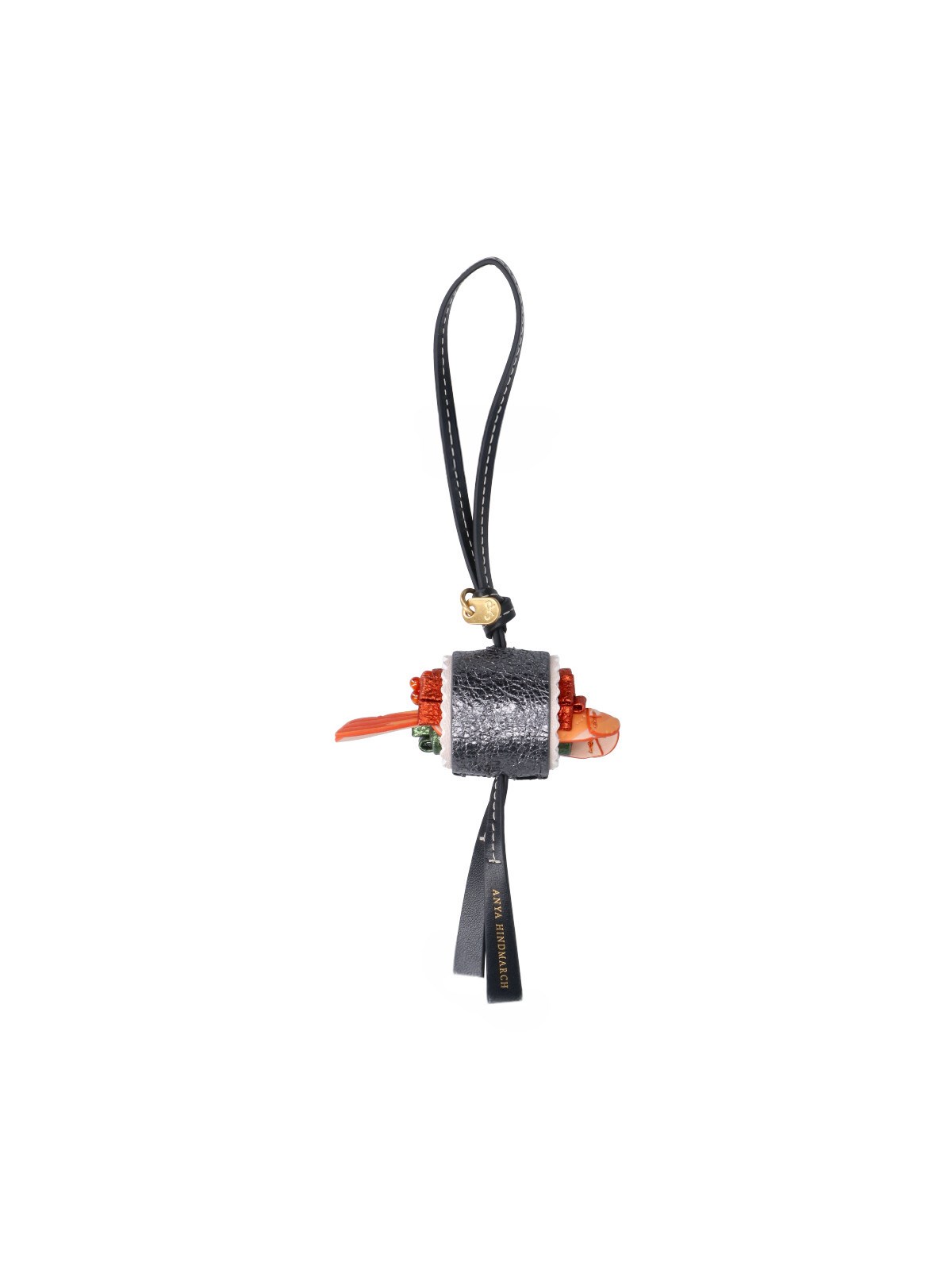 Anya Hindmarch Keychain Charm "maki" In Black